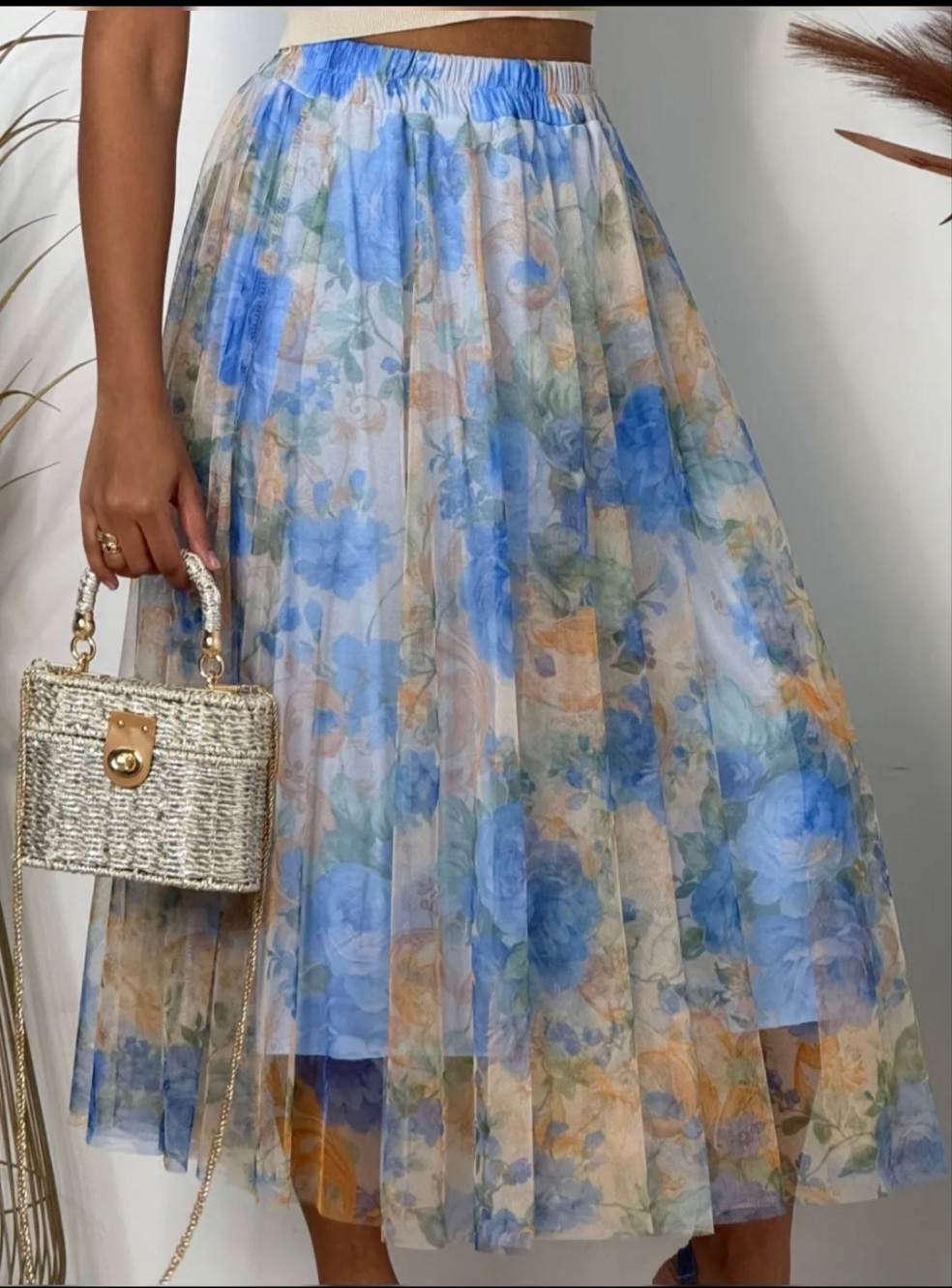 Jupe florale Vogue N°8