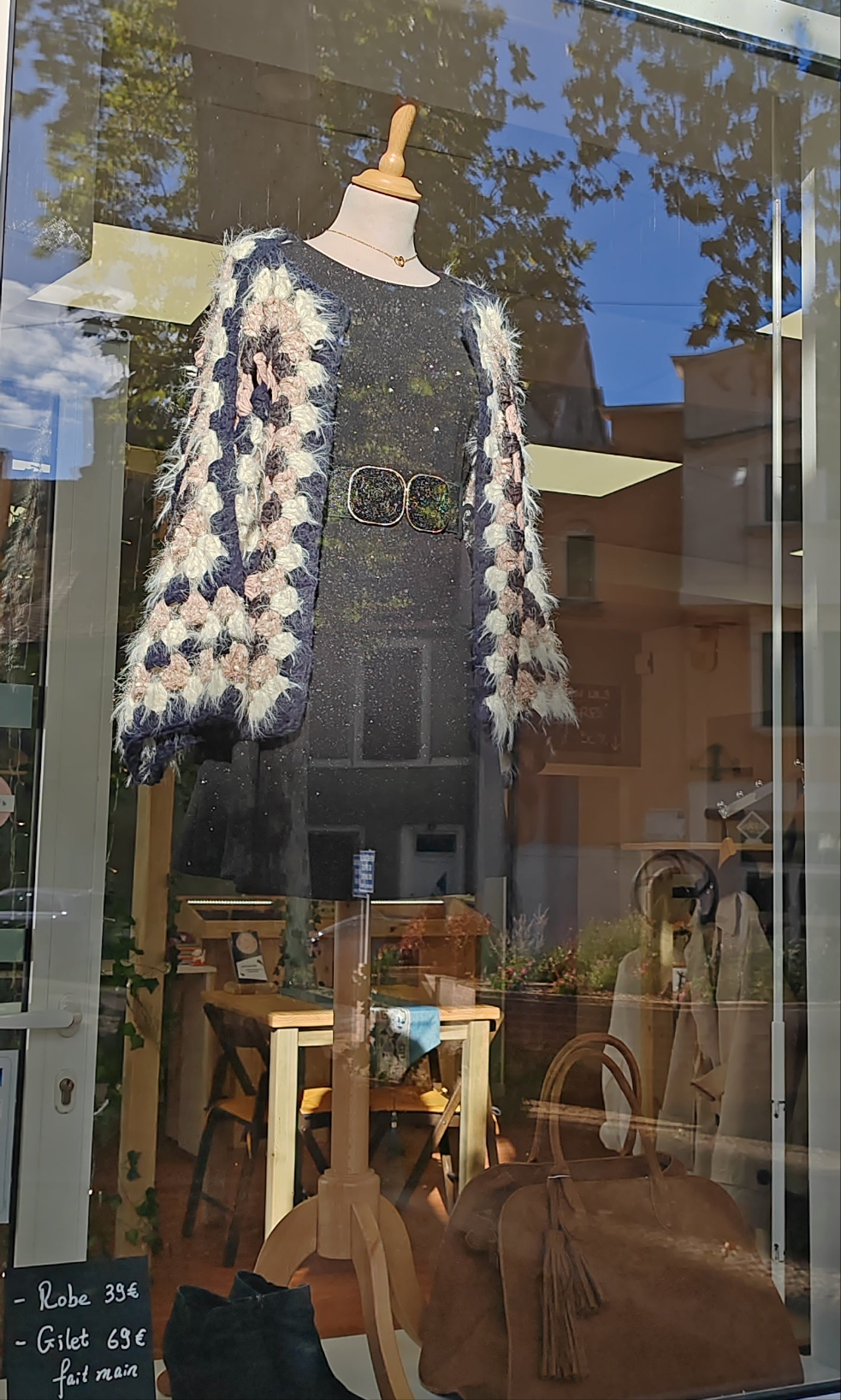 Gilet crochet fait main