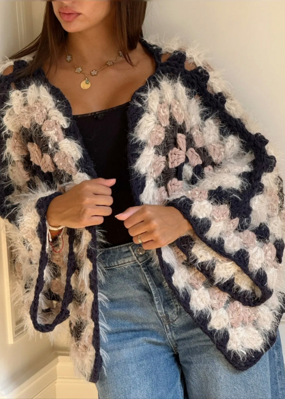 Gilet crochet fait main