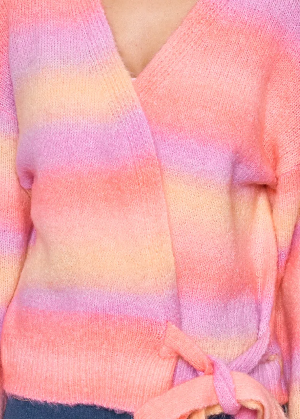 Gilet / cardigan cache coeur Vogue N°8