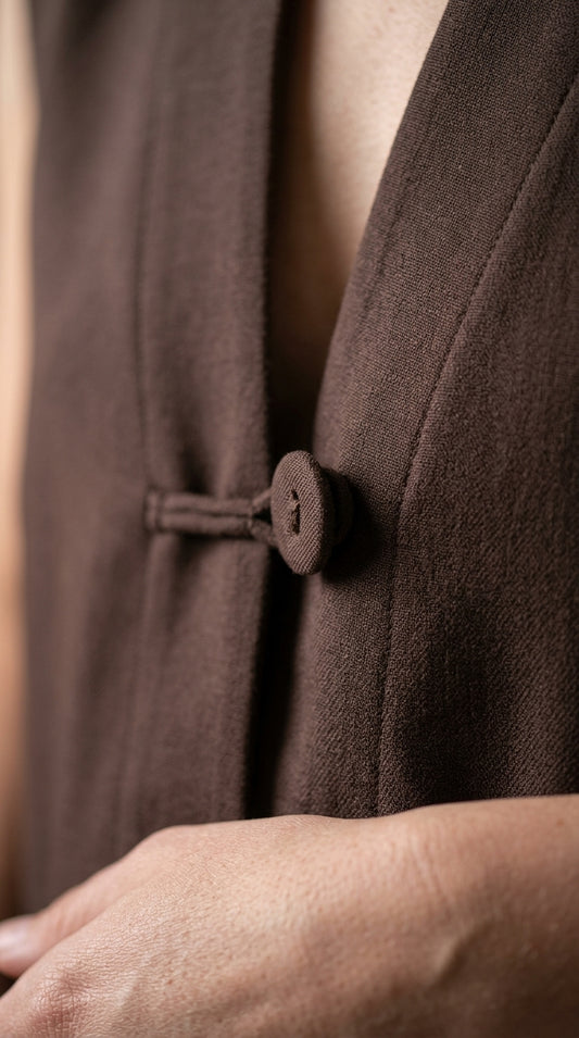Gilet — Detail - Stitch Macro | Generated by Modelize