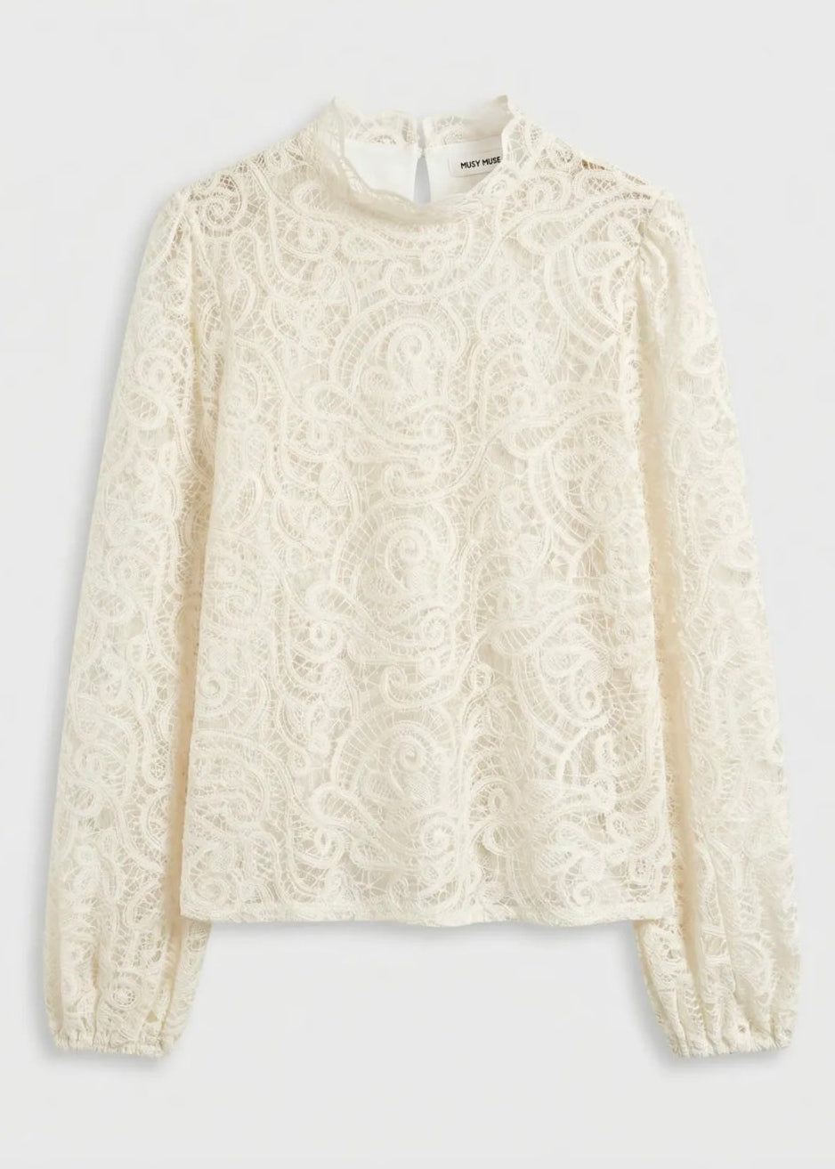 Blouse dentelle femme – Style printanier chic