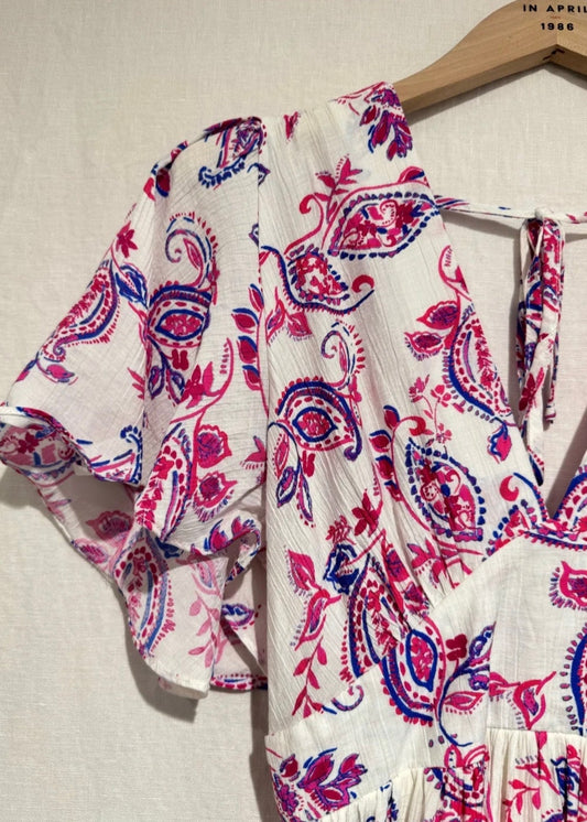 Robe longue imprimée Polyamide – Élégance bohème