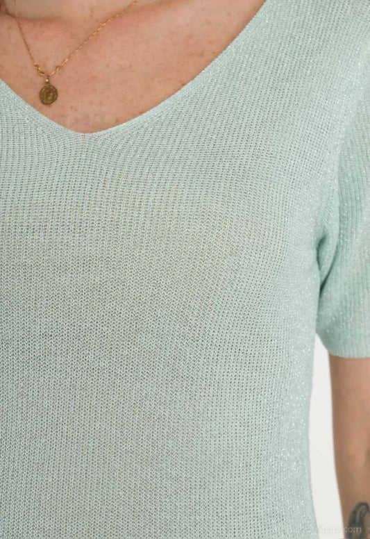 Top maille Lurex Vogue N°8