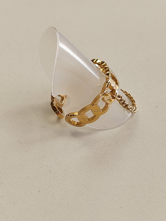 Bague réglable en Acier inoxydable Vogue N°8