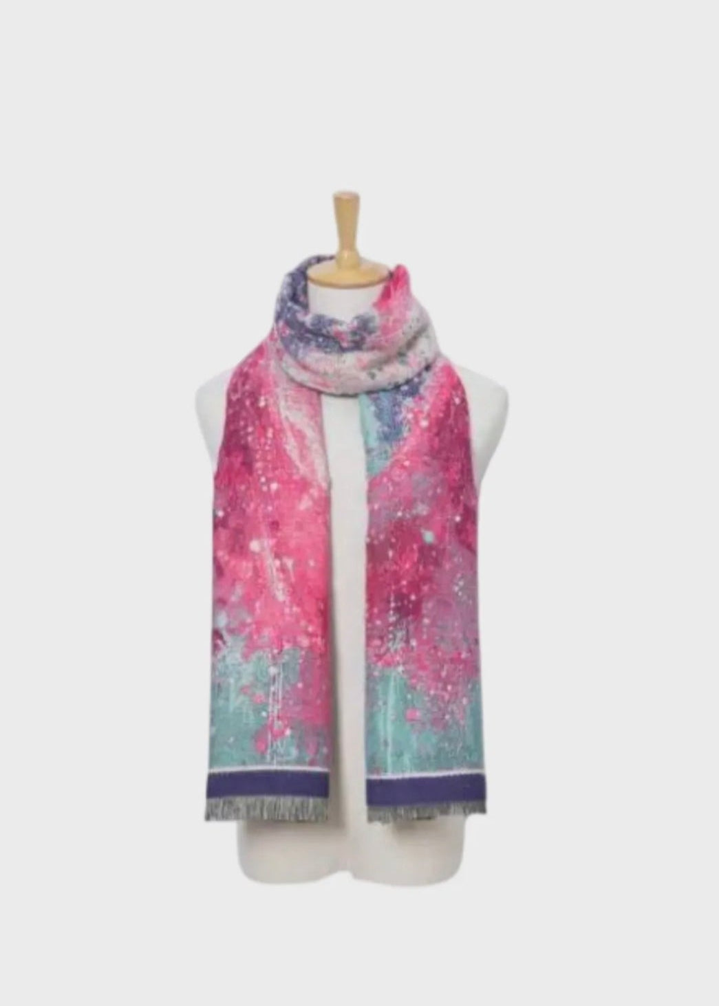 Echarpe Grande chale Femme – Motif danseuse | Accessoire Élégant et Symbolique Vogue N°8