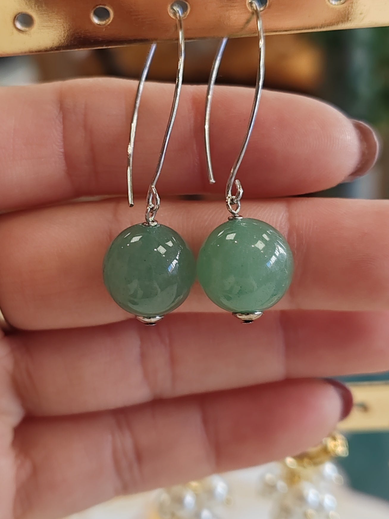 Aventurine Earring