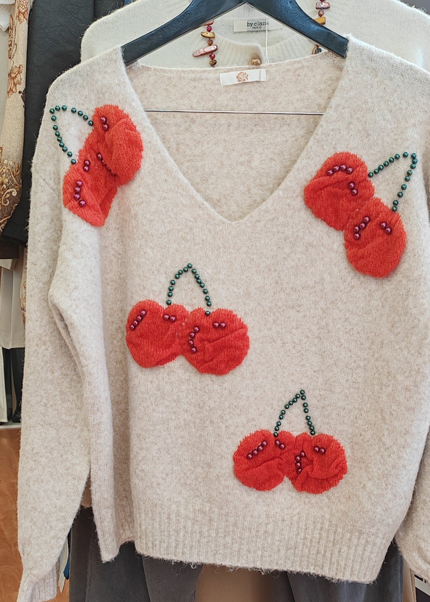 Pull Motifs - CERISE Col V By Clara