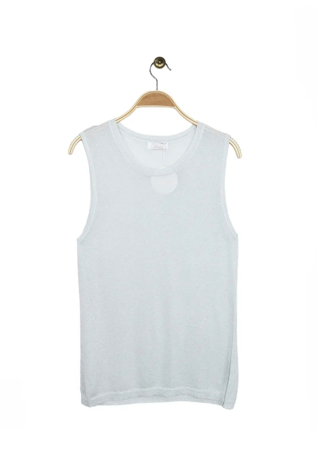 Débardeur Lurex col rond Vogue N°8