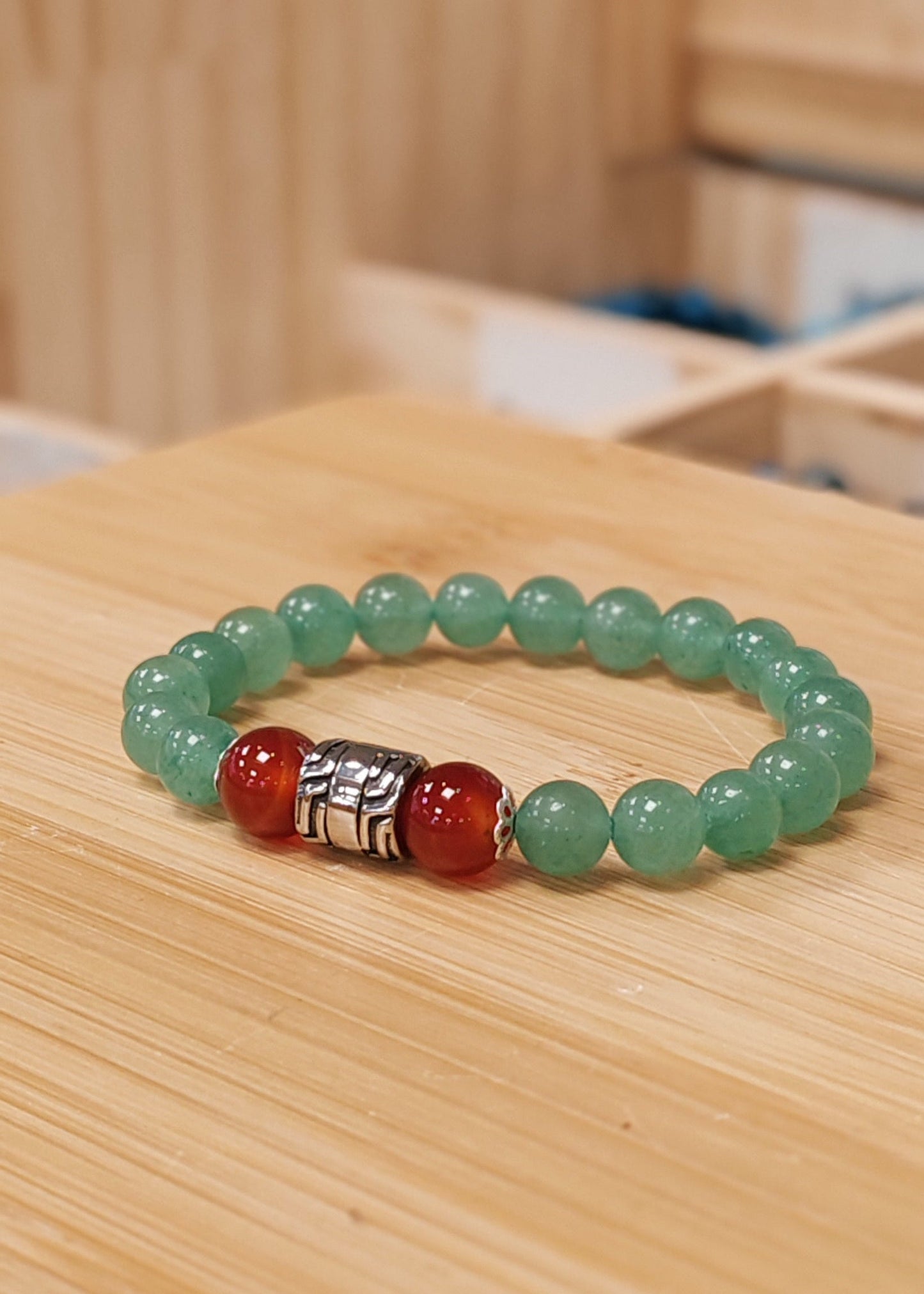 Bracelet en Pierre Aventurine Vogue N°8