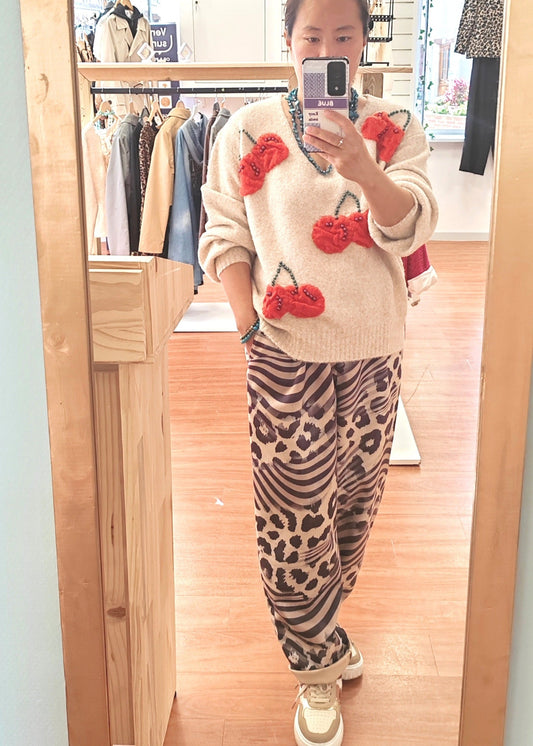 Pantalon Oversize Motifs CARLAGIANINI