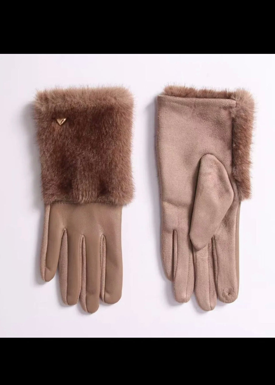 Gants doigts tactile - imitation fourrure Vogue N°8