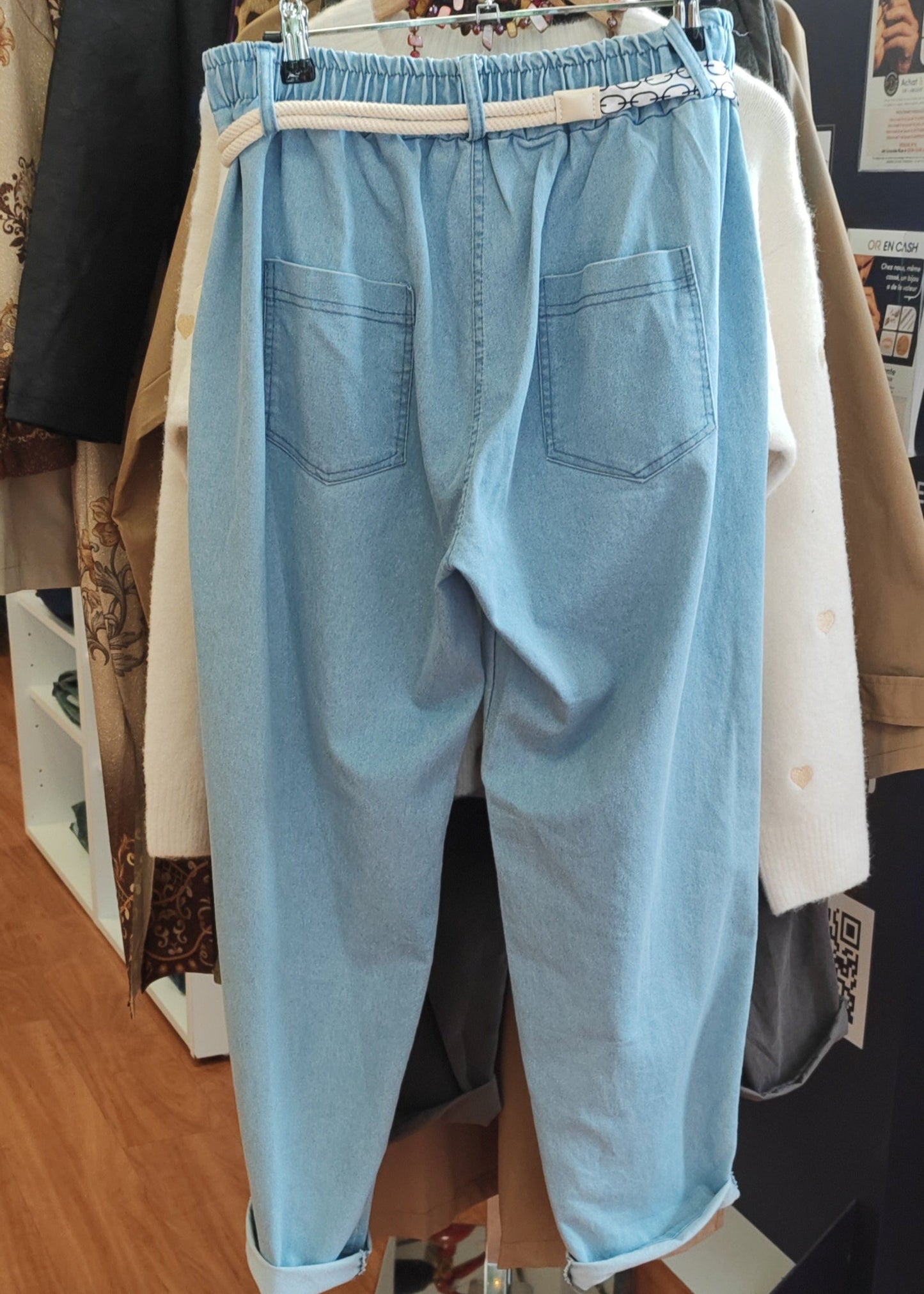 Pantalon oversize Mina rosa