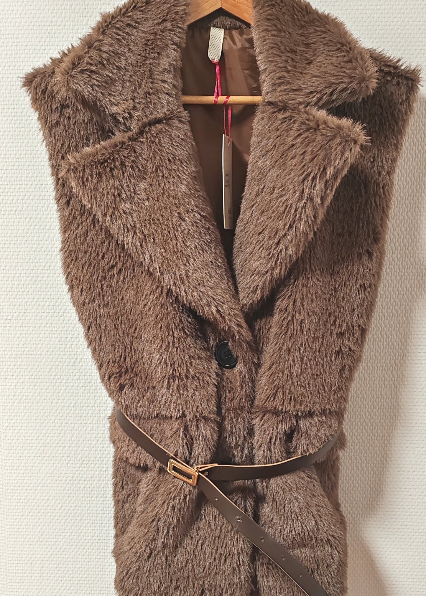 Gilet sans manche fausse fourrure Choco CARLAGIANINI