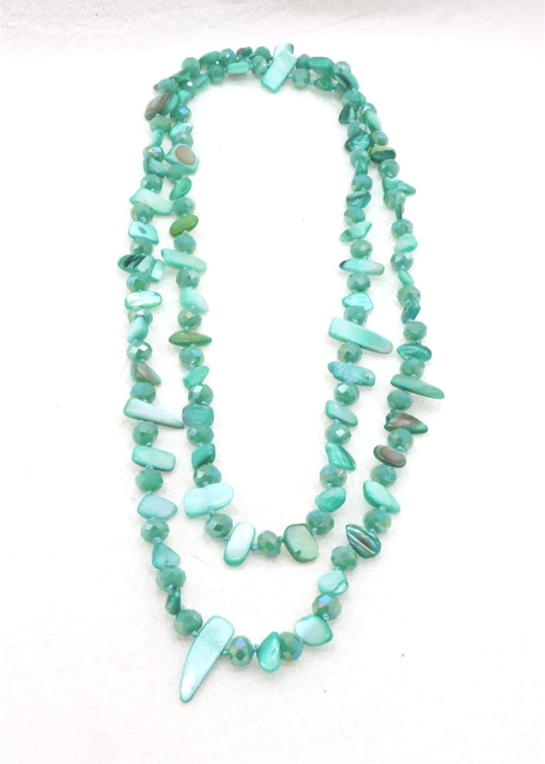 Collier Sautoir Long Turquoise Orien express