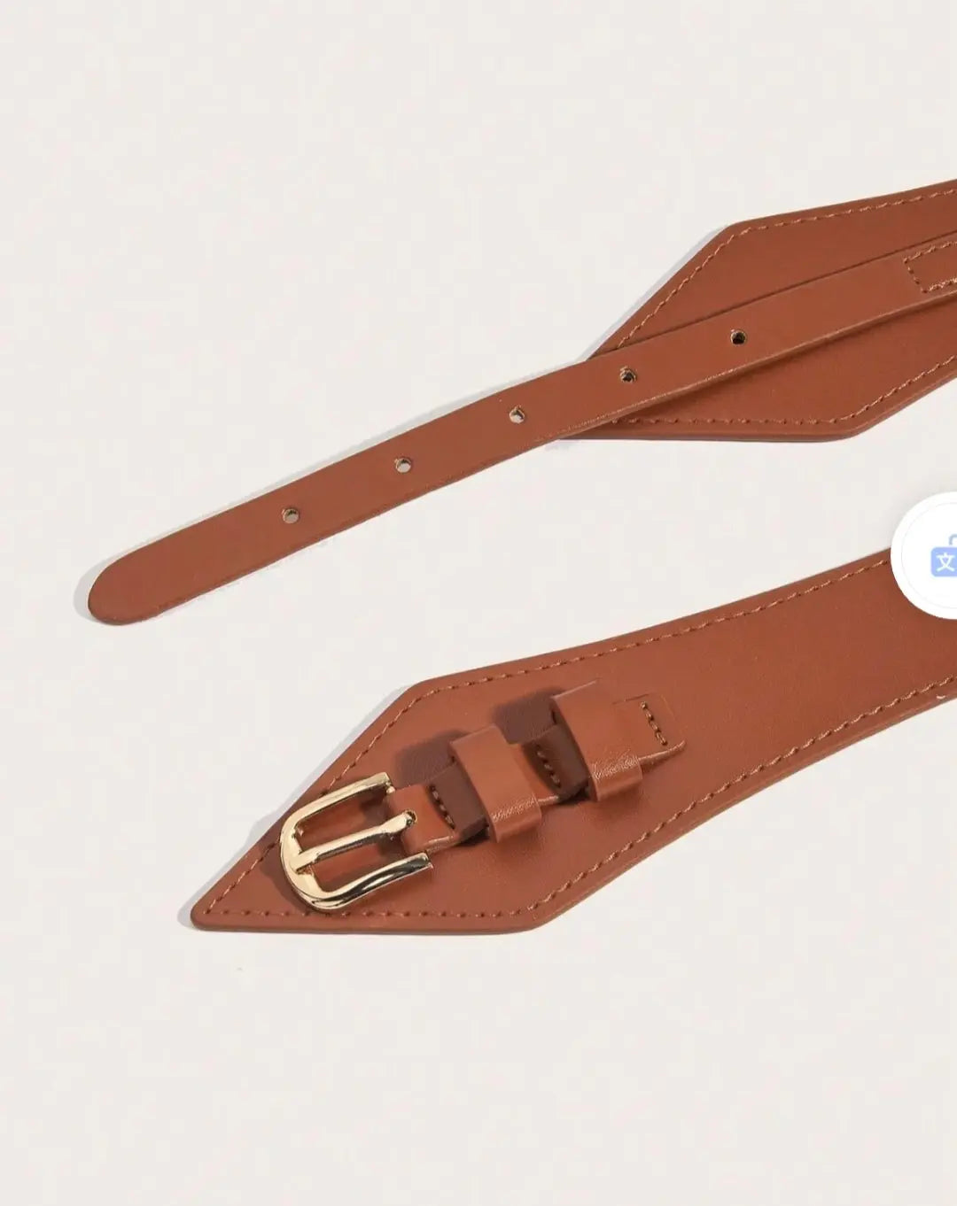 Ceinture élastique à boucle métallique Vogue N°8