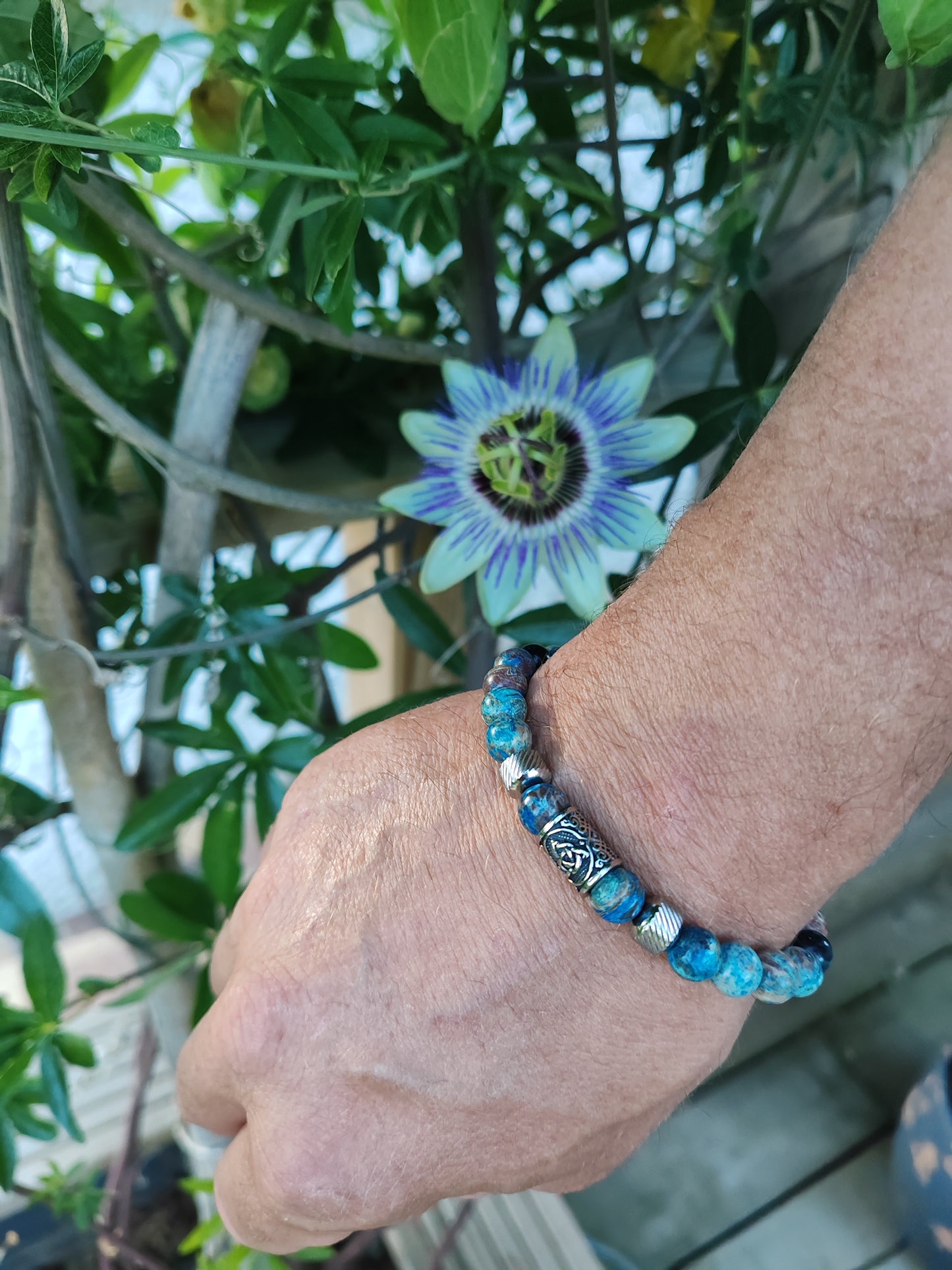 Handmade natural stone bracelet