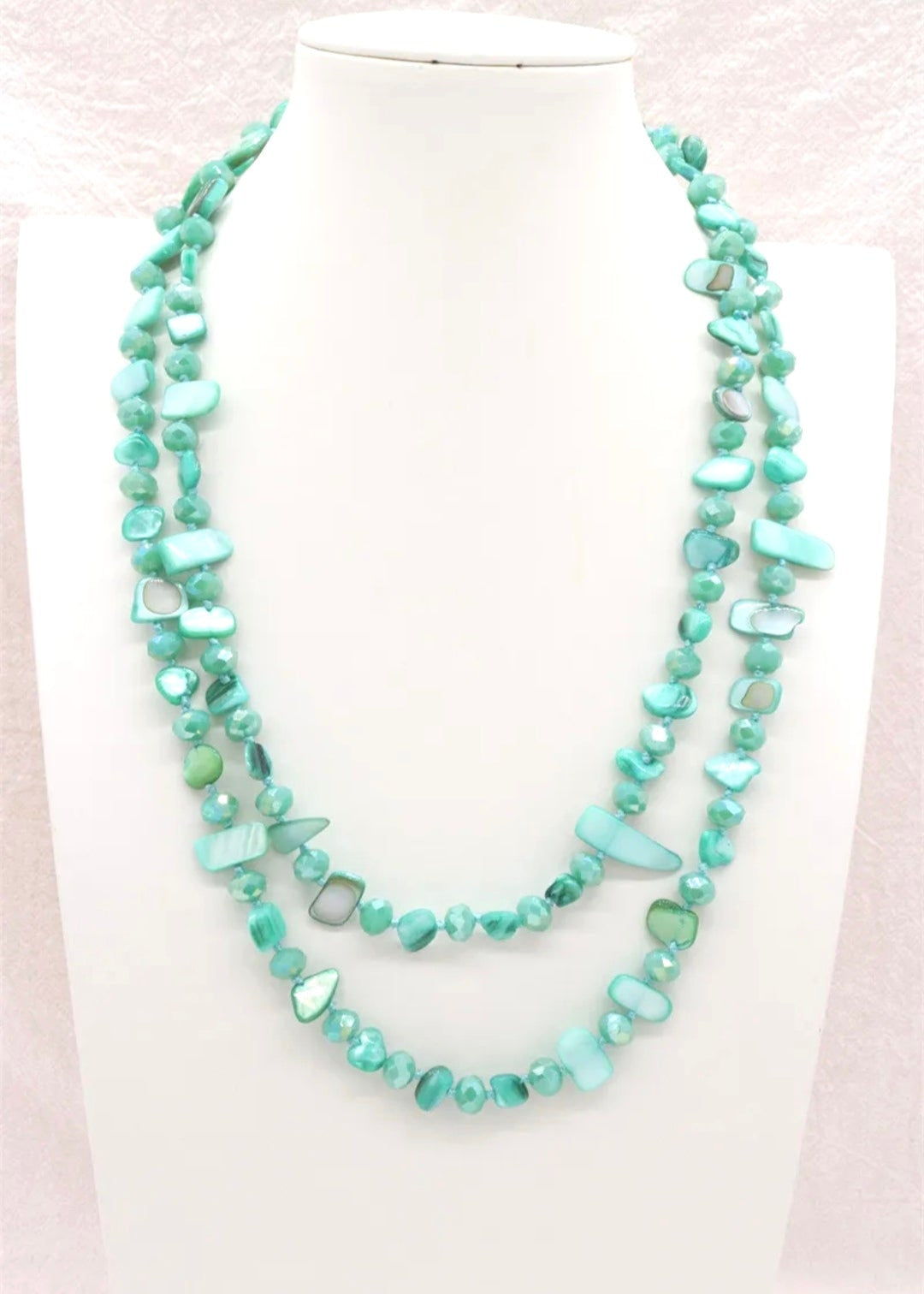 Collier Sautoir Long Turquoise
