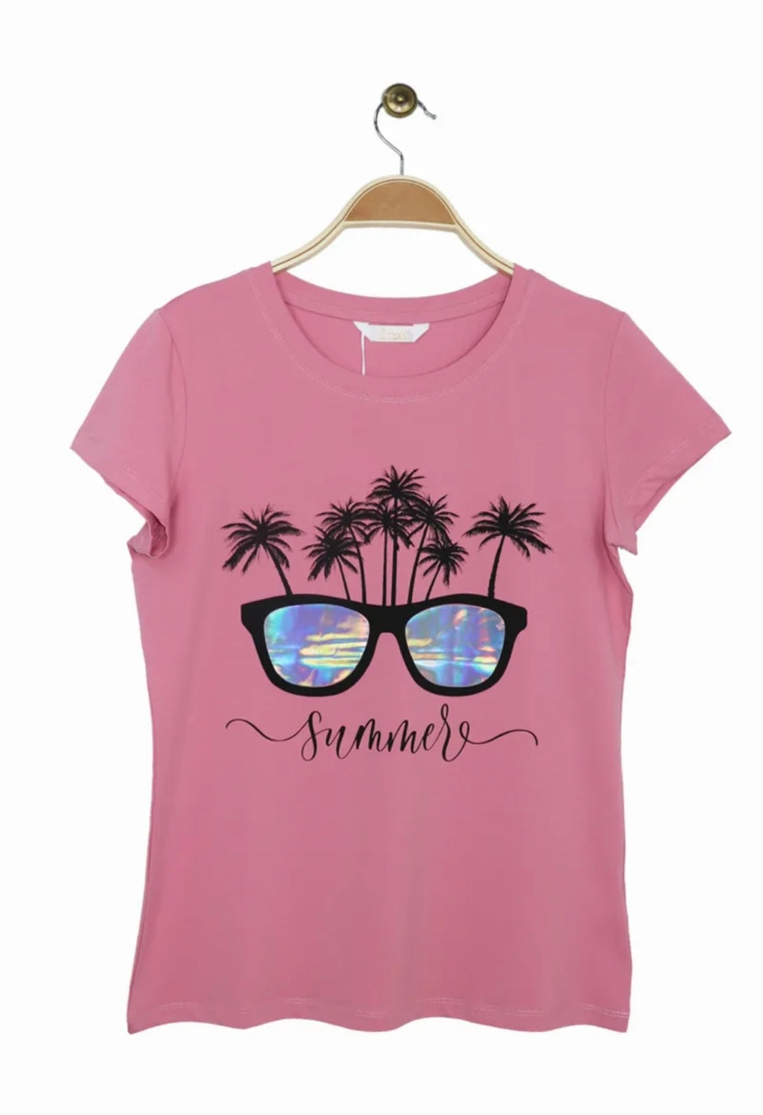 T-shirt en coton imprimé Vogue N°8