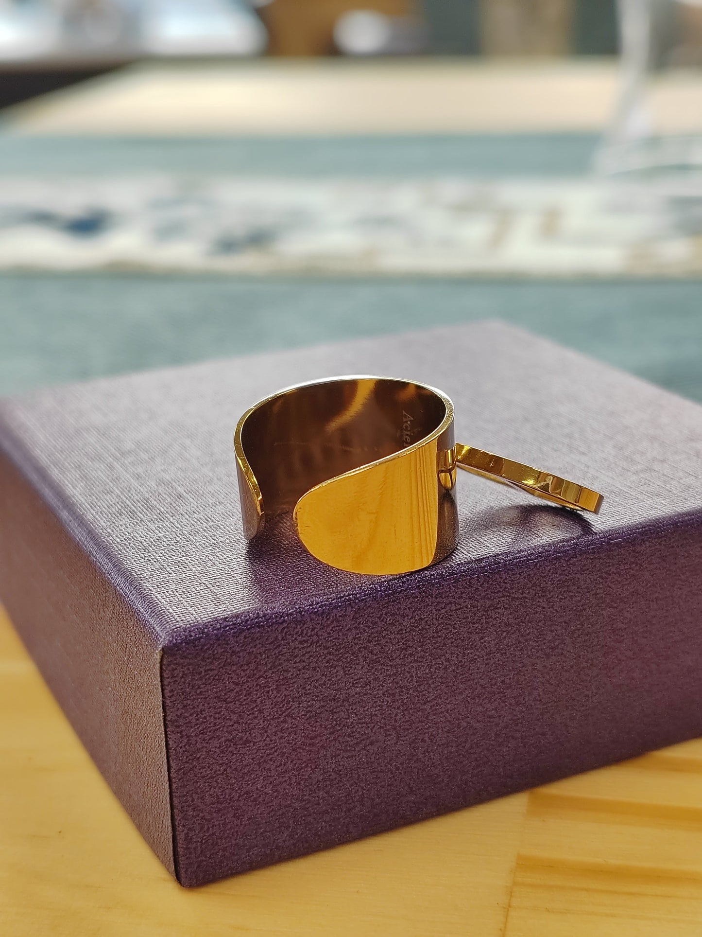 Bague réglable en Acier inoxydable Vogue N°8