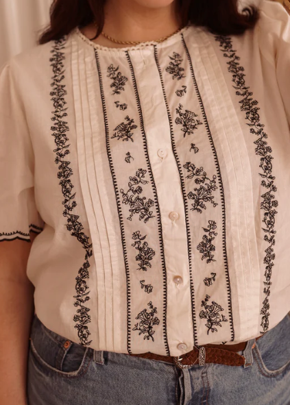 Chemise Tristan en coton taille curvy