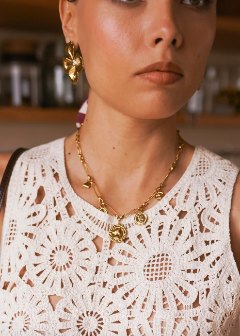 Top Vélia en crochet ajouré