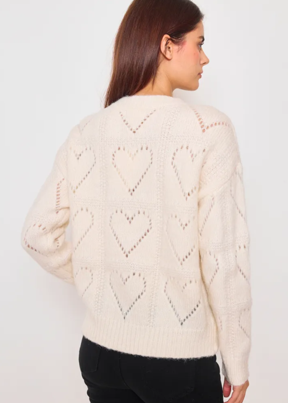 Pull motif Coeur