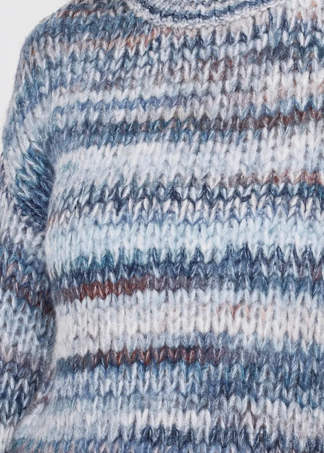 Pull tricot couleur dégradée