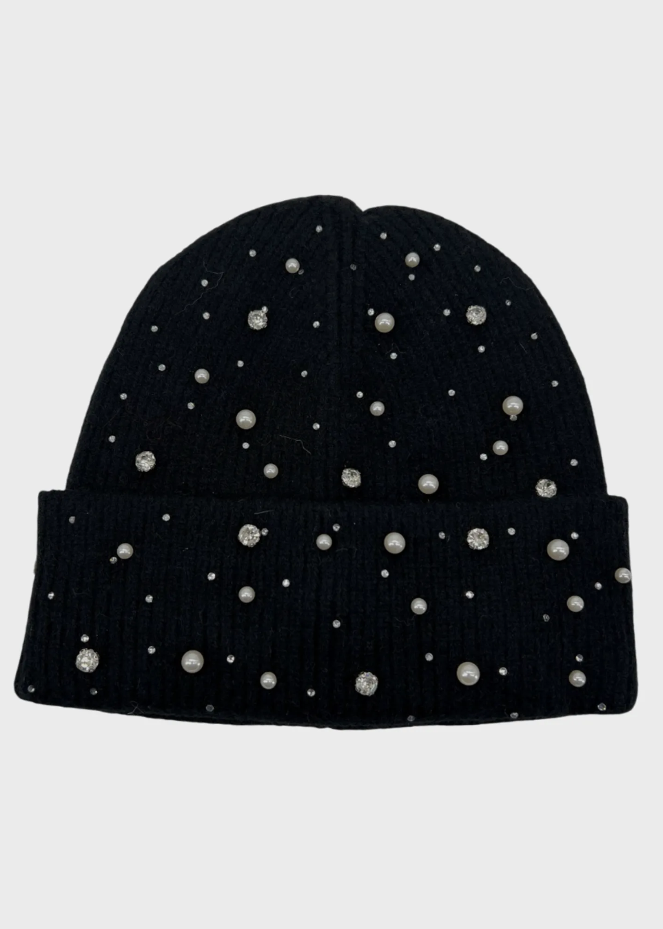 Bonnet en laine avec perles et strass brillant – Bonnet chic et chaud pour femme Vogue N°8