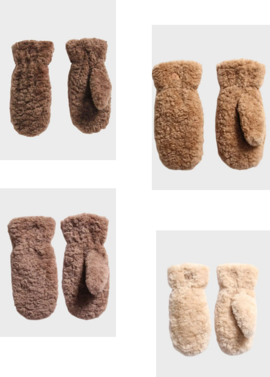 Moufles chaudes femme – effet mouton, douces et isolantes Vogue N°8