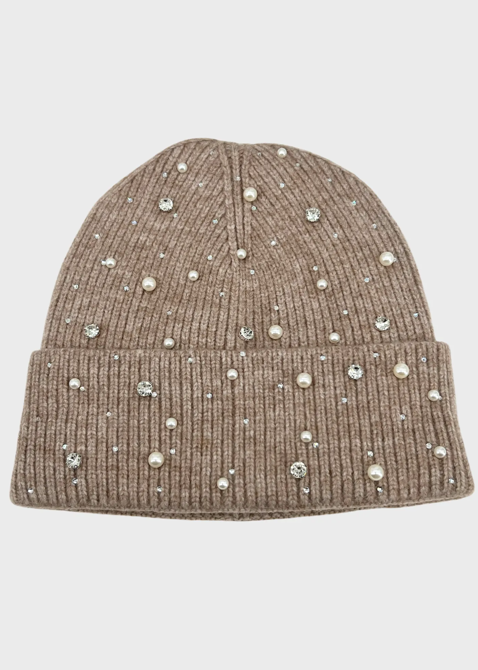 Bonnet en laine avec perles et strass brillant – Bonnet chic et chaud pour femme Vogue N°8