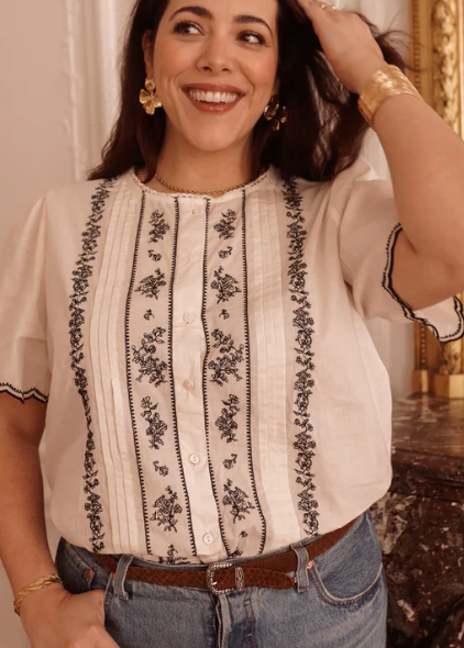 Chemise Tristan en coton taille curvy