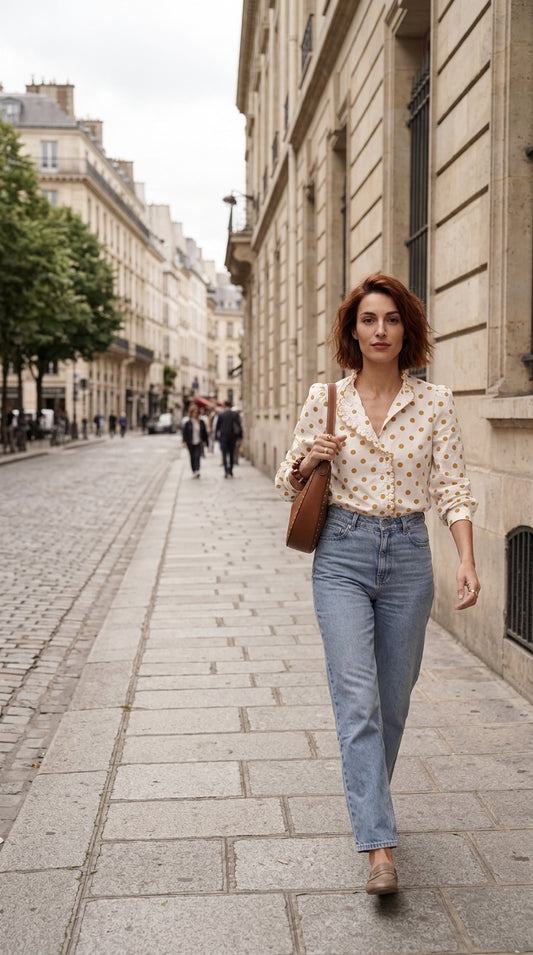 Blouse — On Model - Street Style | Generated by Modelize