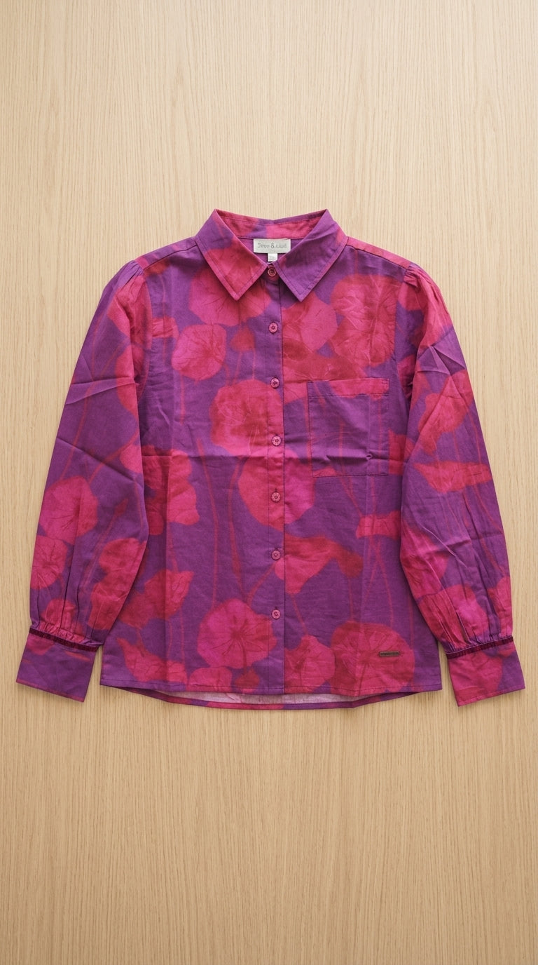 Button-down long-sleeve shirt — Flat Lay - Plated Food | Generated by Modelize