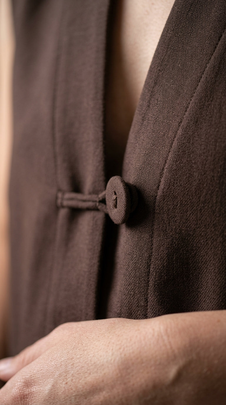 Gilet — Detail - Stitch Macro | Generated by Modelize