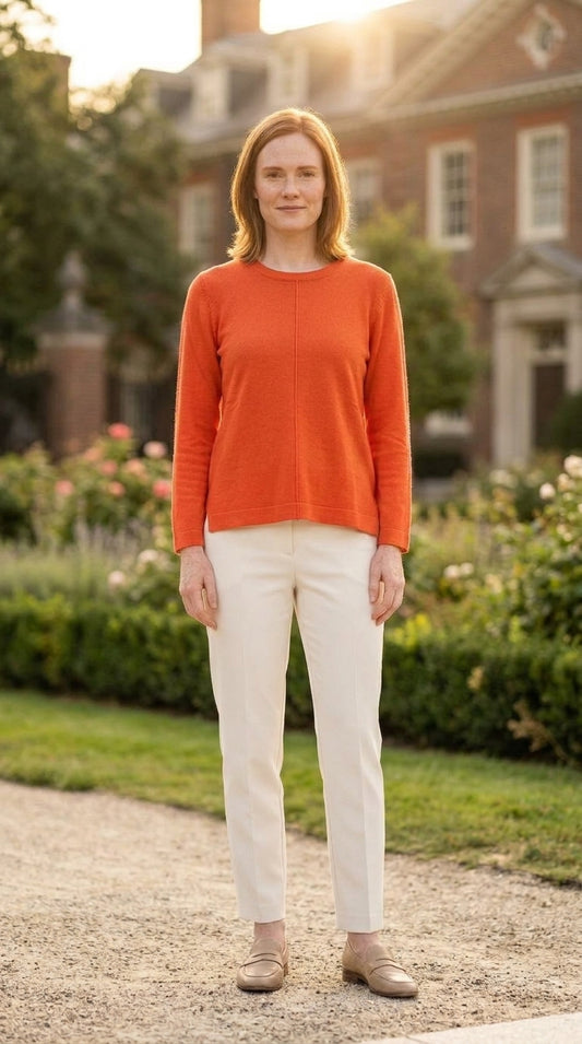 Knit sweater — On Model - Outdoor | Generated by Modelize