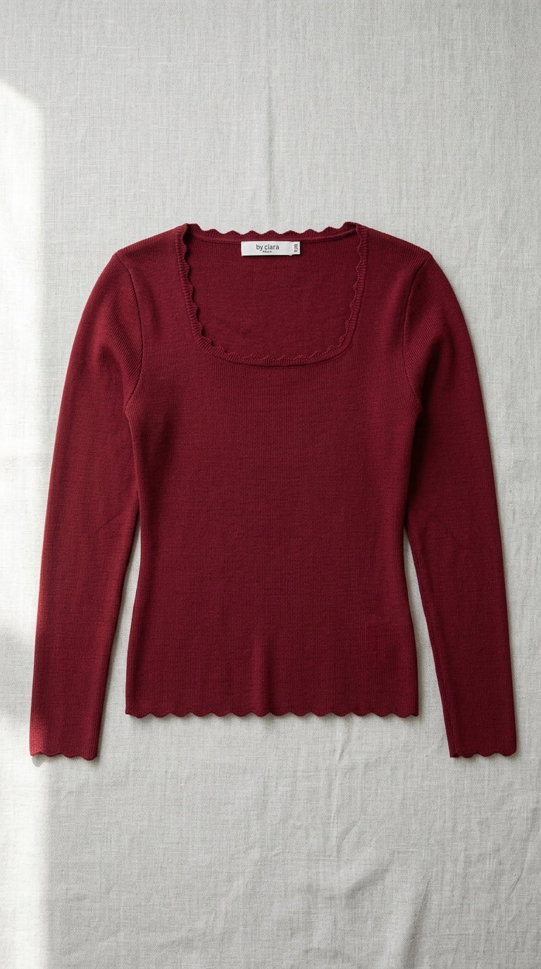 Knit sweater — Flat Lay - Plated Food | Generated by Modelize