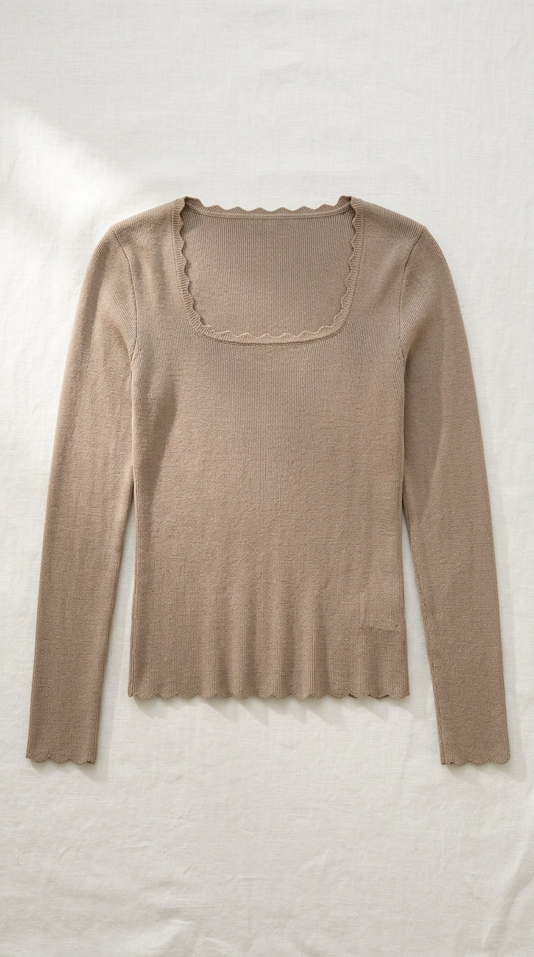 Knit sweater — Flat Lay - Plated Food | Generated by Modelize