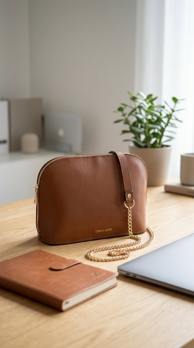 Crossbody dome bag — Lifestyle - Workspace | Generated by Modelize