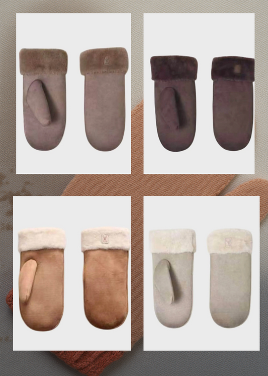 Moufles chaudes femme – imitation fourrure, douces et isolantes Vogue N°8