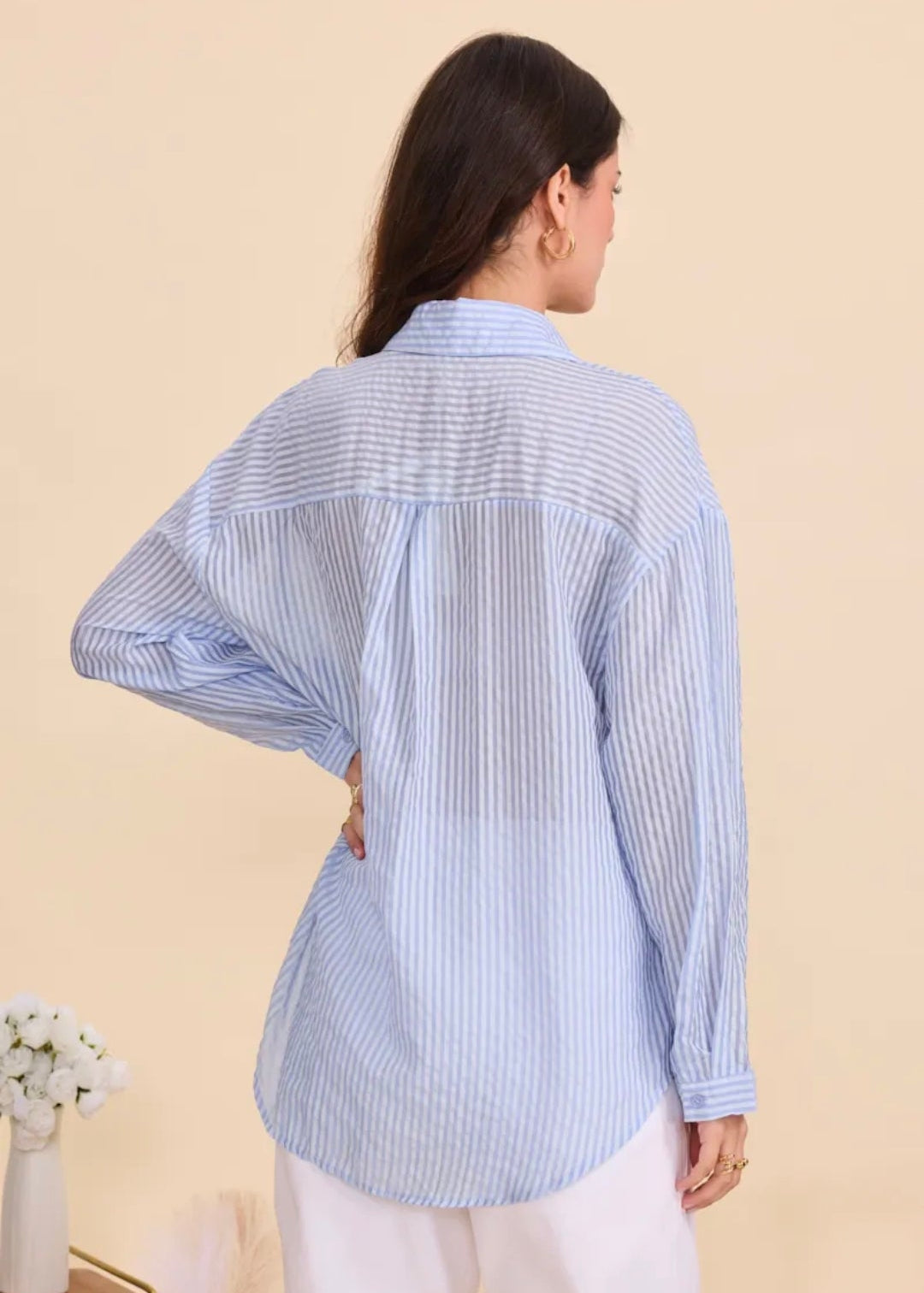 Chemise légère à Rayure By Clara