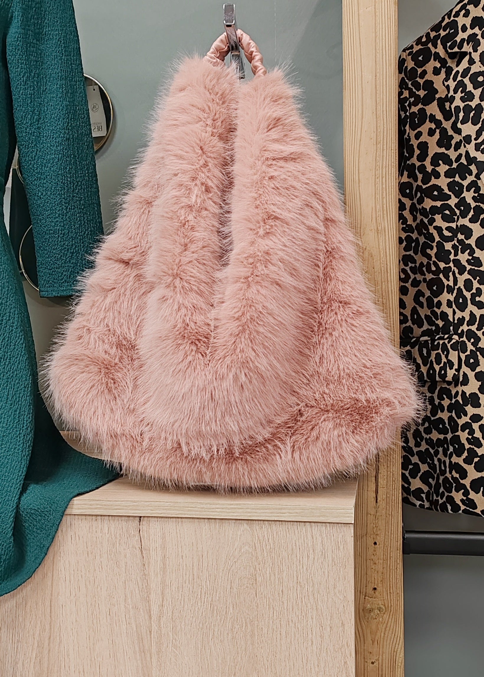 Sac à main en effet fourrure Orien express