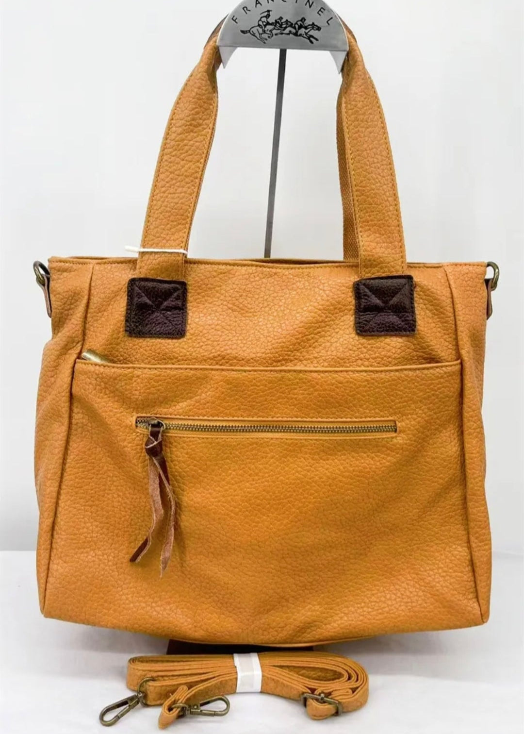 Grand sac à main Moutarde Orien express