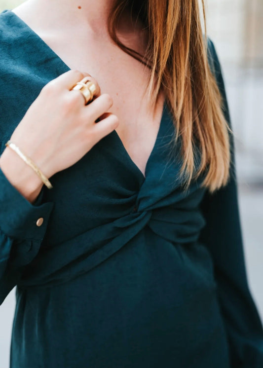 Robe verte Vogue N°8