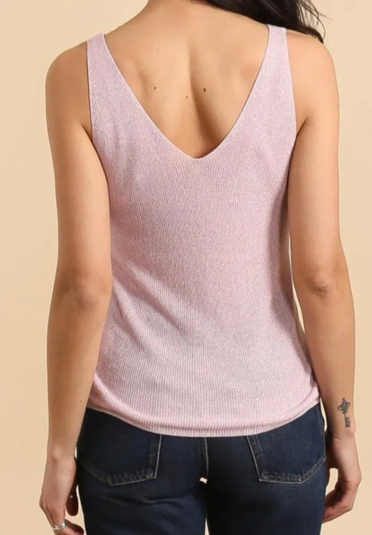 Débardeur Léger col V Blanc Vogue N°8