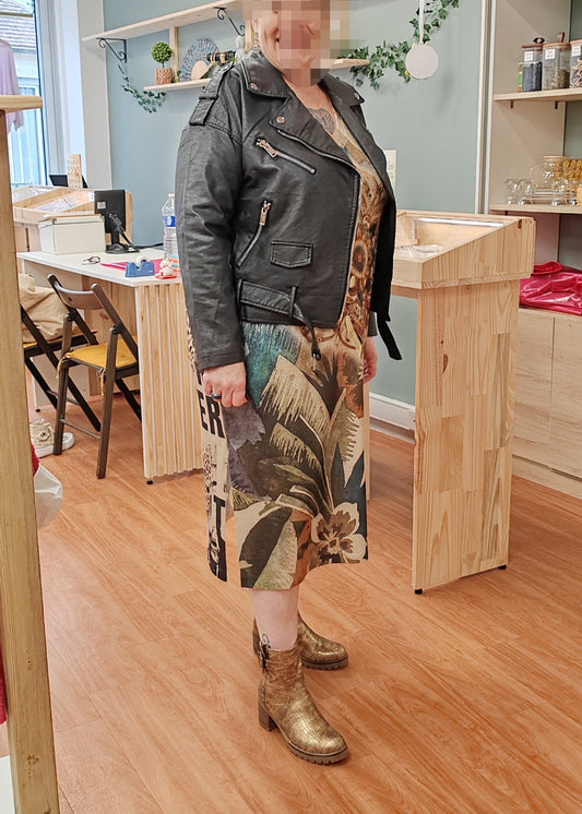 Robe longue bohème CARLAGIANINI