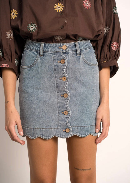 Mini jupe en jean femme – Style chic et moderne