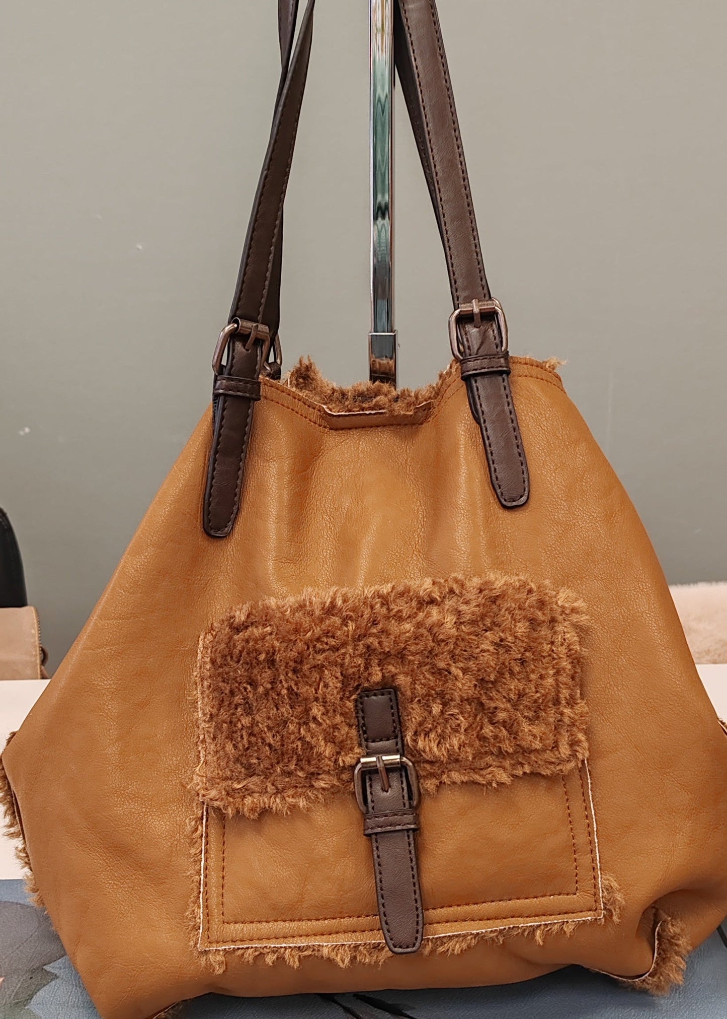 Sac à main en effet mouton Orien express