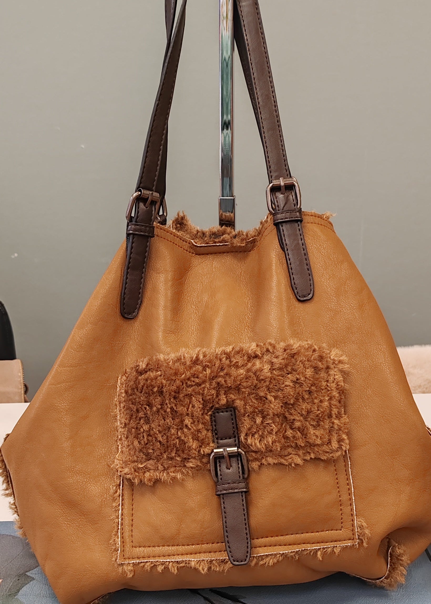 Sac à main en effet mouton Orien express