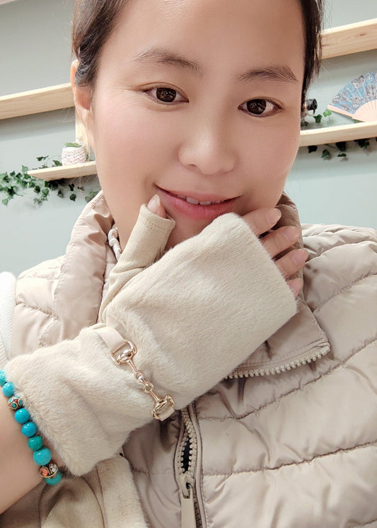 Mitaine en fausse fourrure Vogue N°8